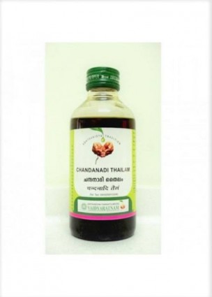 Vaidyaratnam Ayurvedic Chandanadi Thailam, 200 ml